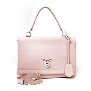 Louis Vuitton Lockme Tote Rose Ballerine Leather Pink Shoulder Bag